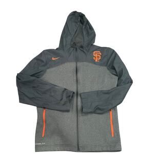 Nike Therma Fit Jacket Men’s Small Gray SF Giants Full Zip
